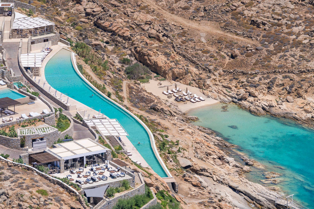 Photography by Gray Malin of Cali Mykonos