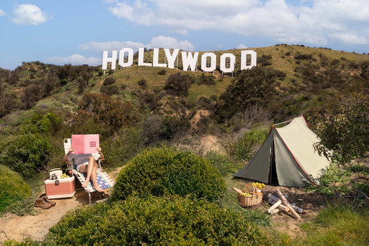 Camping Under the Hollywood Sign