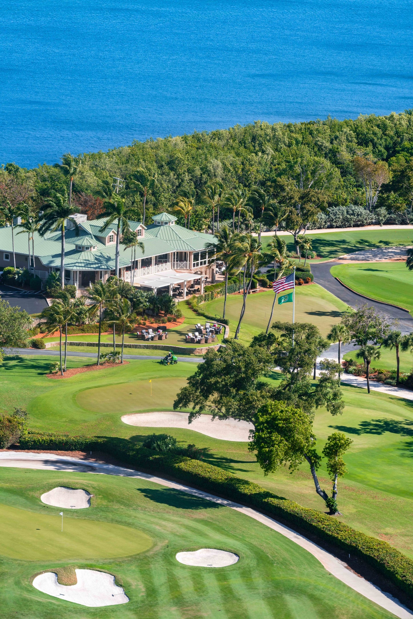 Card Sound Golf Course Clubhouse Vertical, Ocean Reef Club, Florida