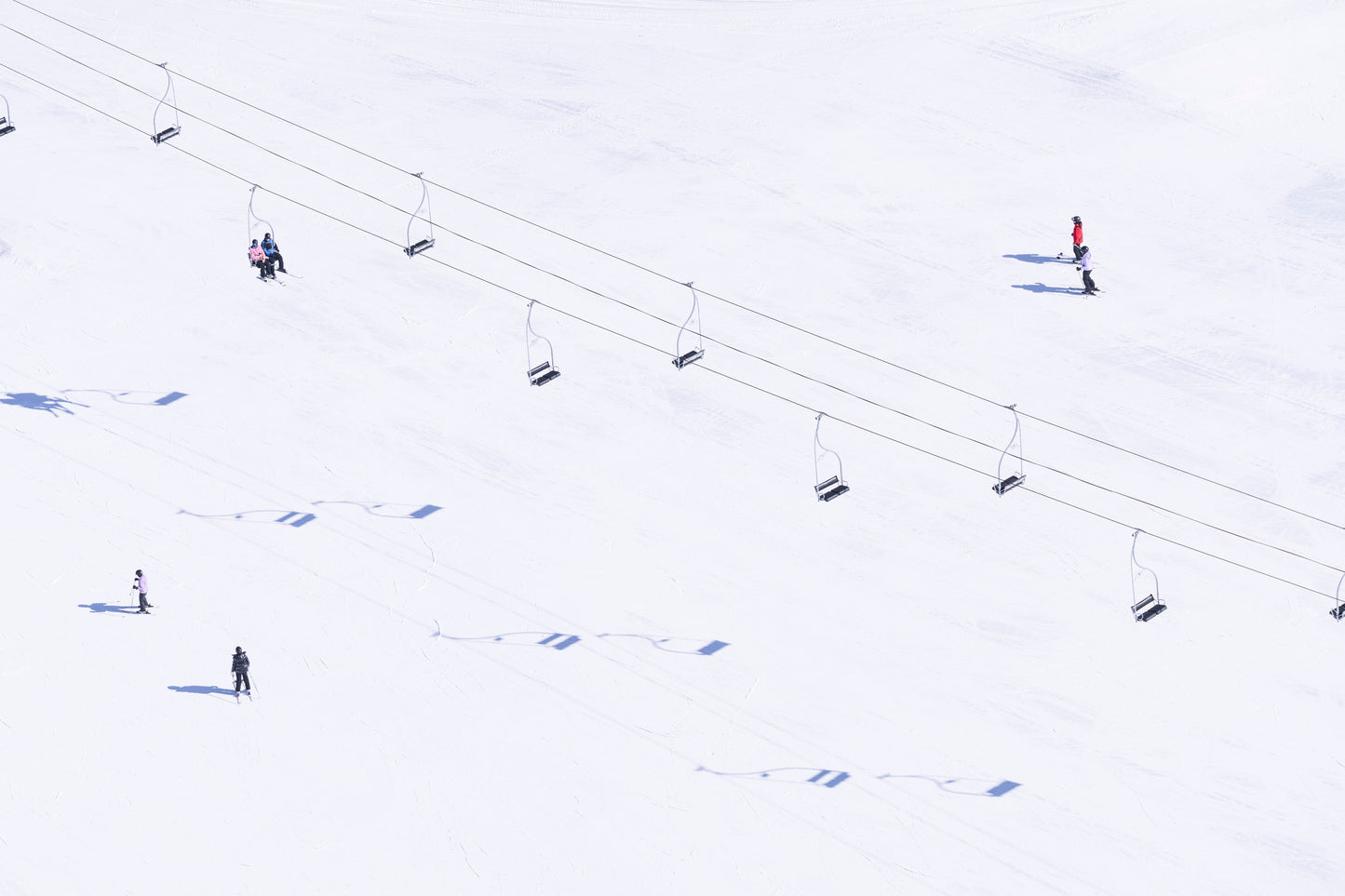 Chairlift Shadows, Buttermilk, Aspen