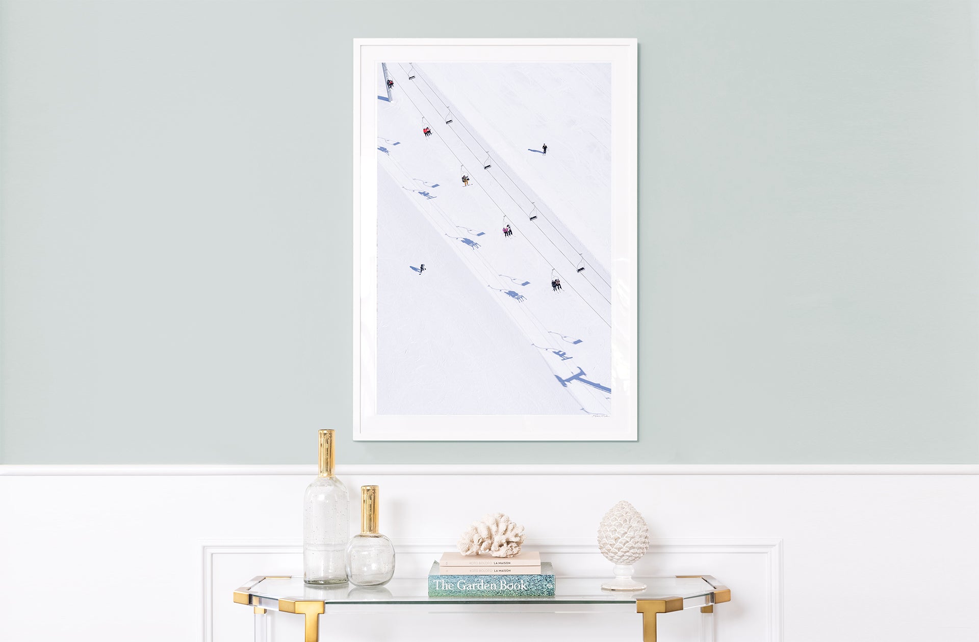 Chairlift Shadows Vertical, Buttermilk, Aspen