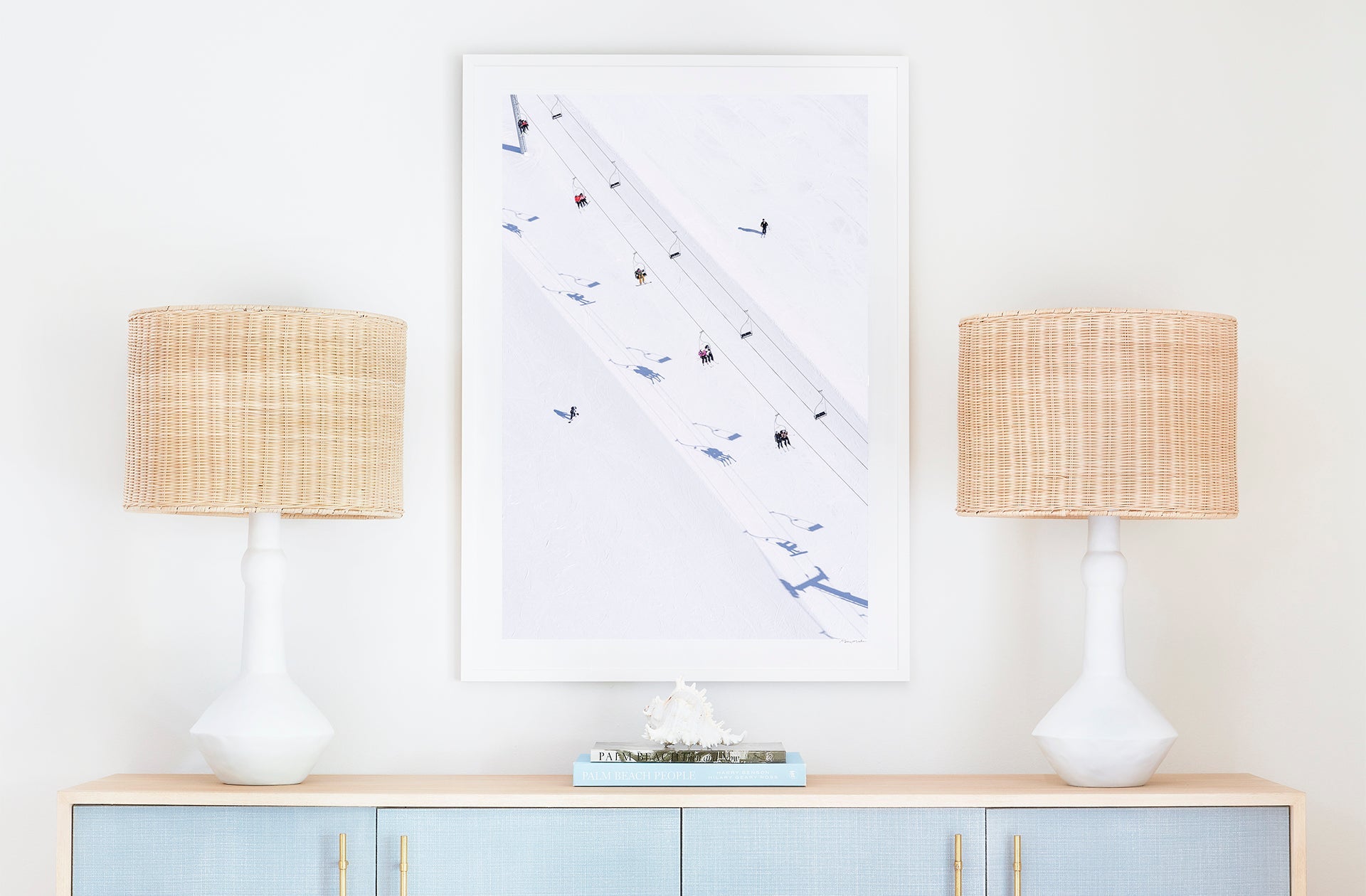 Chairlift Shadows Vertical, Buttermilk, Aspen