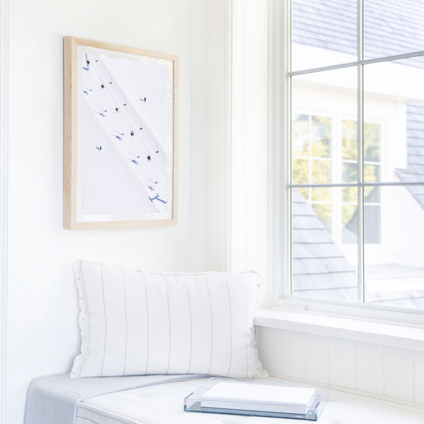 Chairlift Shadows Vertical, Buttermilk, Aspen