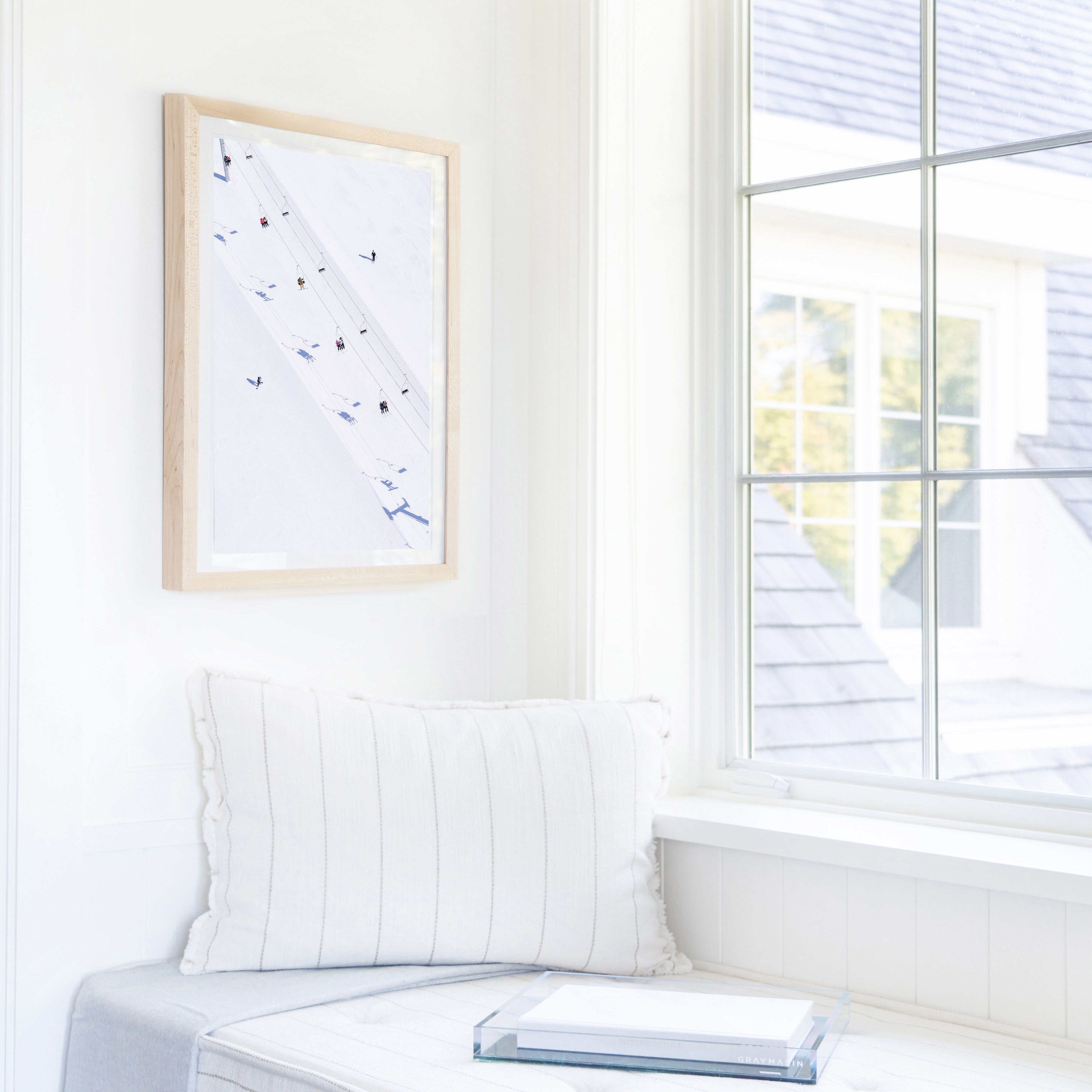 Chairlift Shadows Vertical, Buttermilk, Aspen