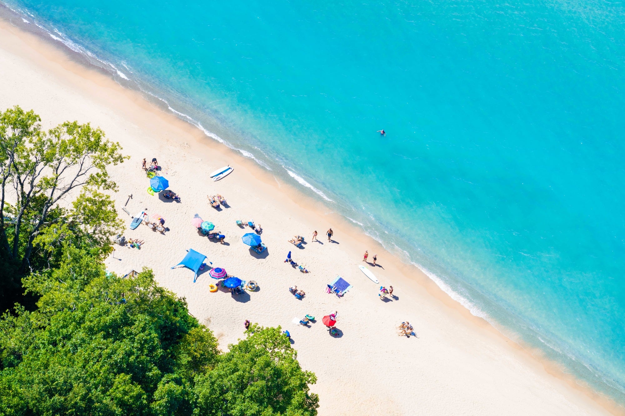 Cherry Beach Sunbathers, Michigan