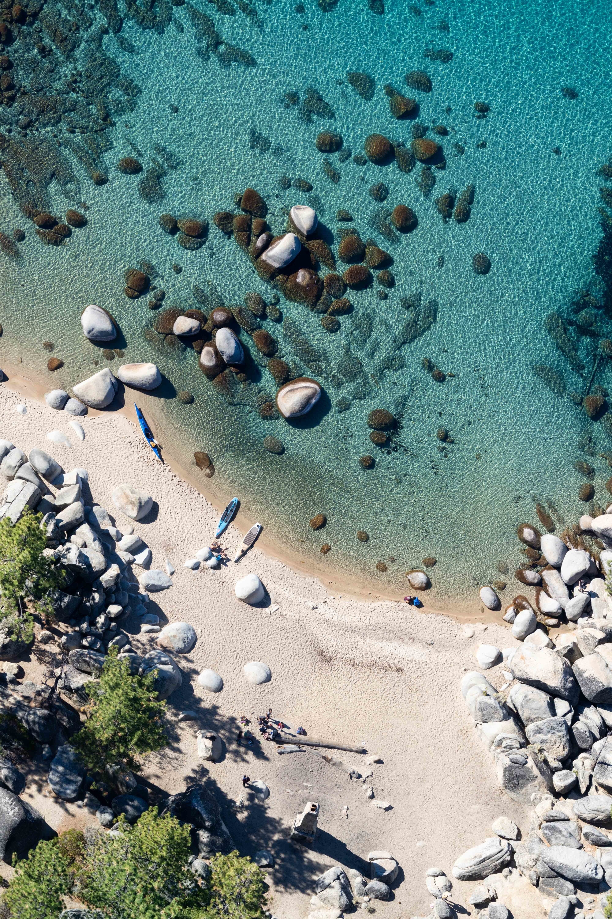 Chimney Beach Vertical, Lake Tahoe