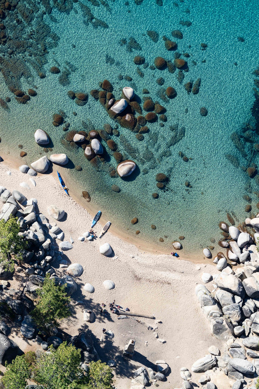 Product image for Chimney Beach Vertical, Lake Tahoe