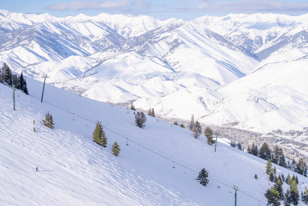 Photography by Gray Malin of Christmas Bowl Vista, Sun Valley