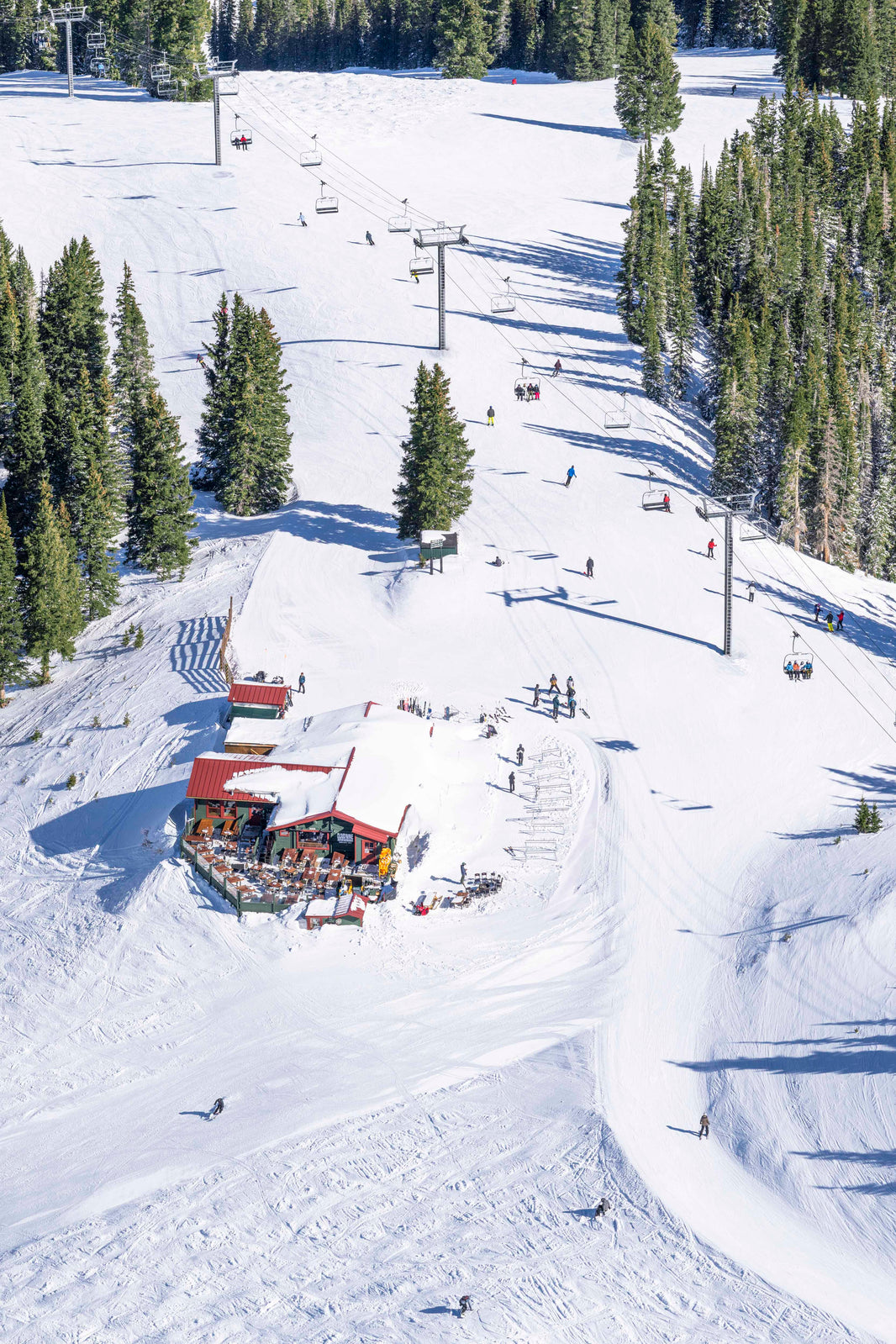 Photography by Gray Malin of Cloud Nine Arrival, Aspen Highlands