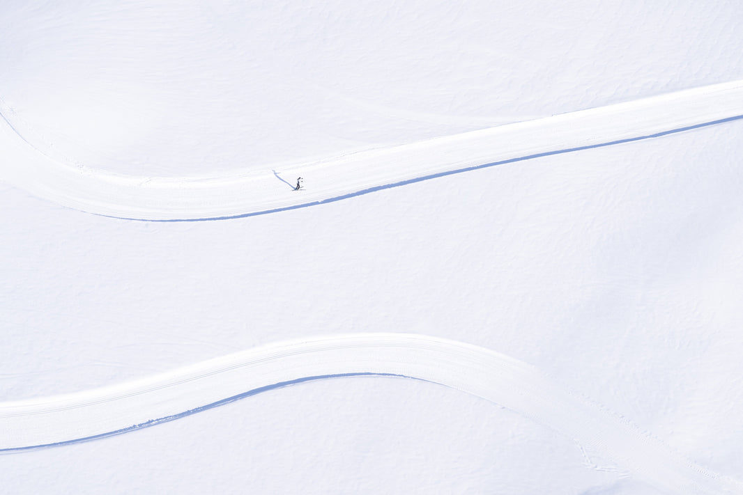 Photography by Gray Malin of Cross Country Skier, Sun Valley
