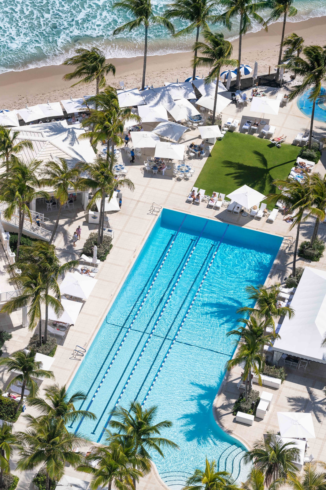 Photography by Gray Malin of Day at the Club, Palm Beach, Florida