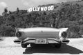 Dreamer, Hollywood Sign (Black and White)