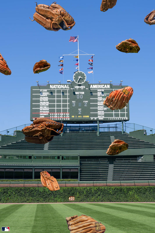 Gloves in the Air, Wrigley Field, Chicago