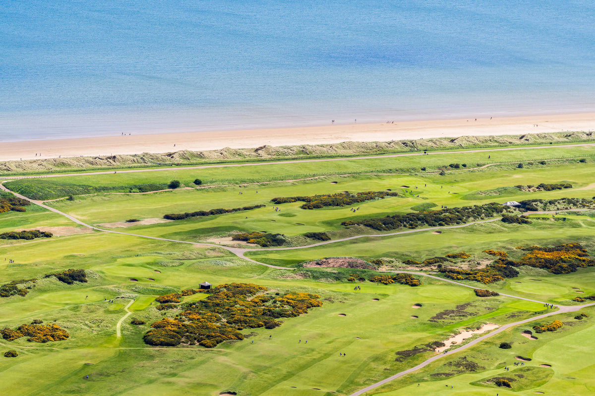 Golfing at St. Andrews Links, Scotland