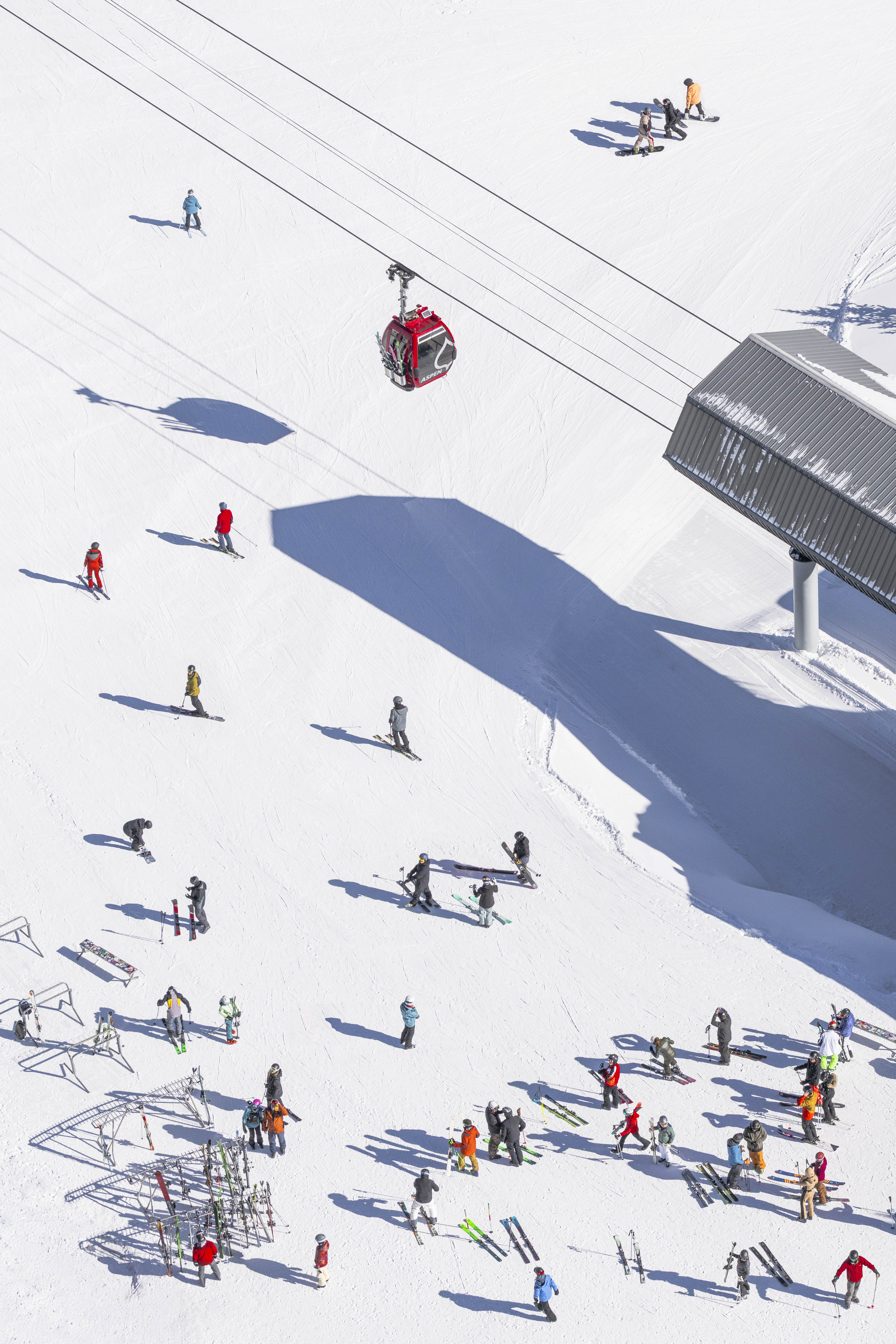 Gondola Arrival, Ajax Mountain