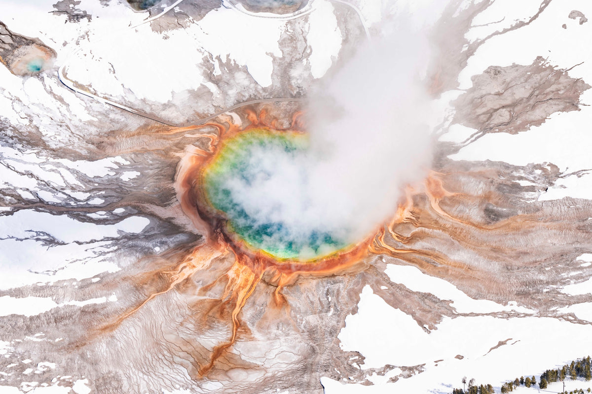 Grand Prismatic Spring and Opal Pool, Yellowstone National Park