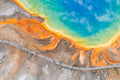 Grand Prismatic Spring Summer Walkway, Yellowstone National Park