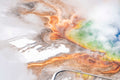 Grand Prismatic Spring Winter Fog, Yellowstone National Park