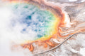 Grand Prismatic Spring Winter Pathway, Yellowstone National Park