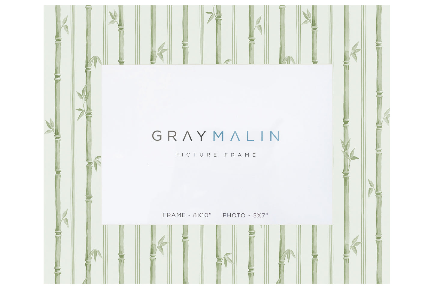 The Veranda Bamboo Horizontal Picture Frame - Riviera Green