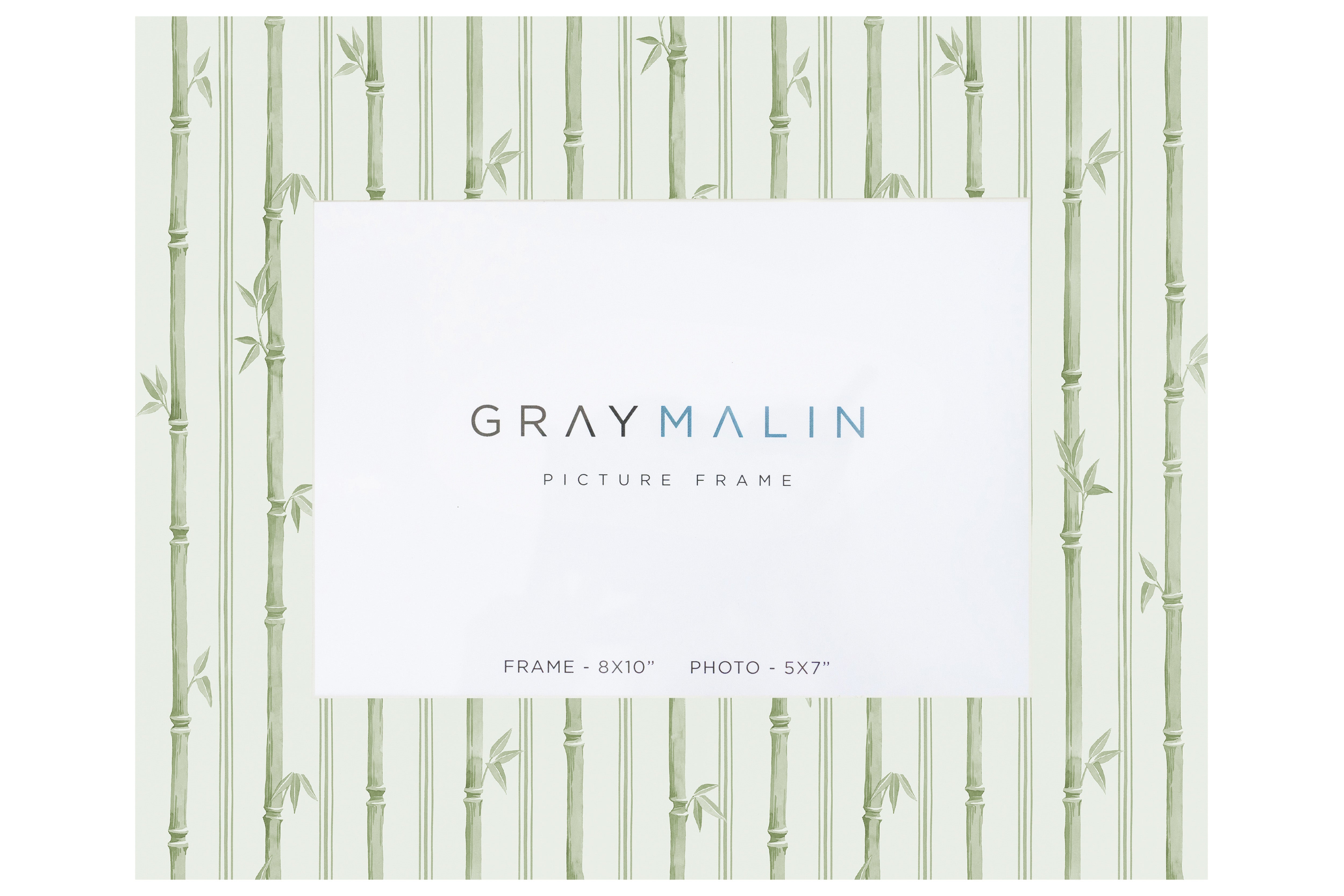 The Veranda Bamboo Horizontal Picture Frame - Riviera Green