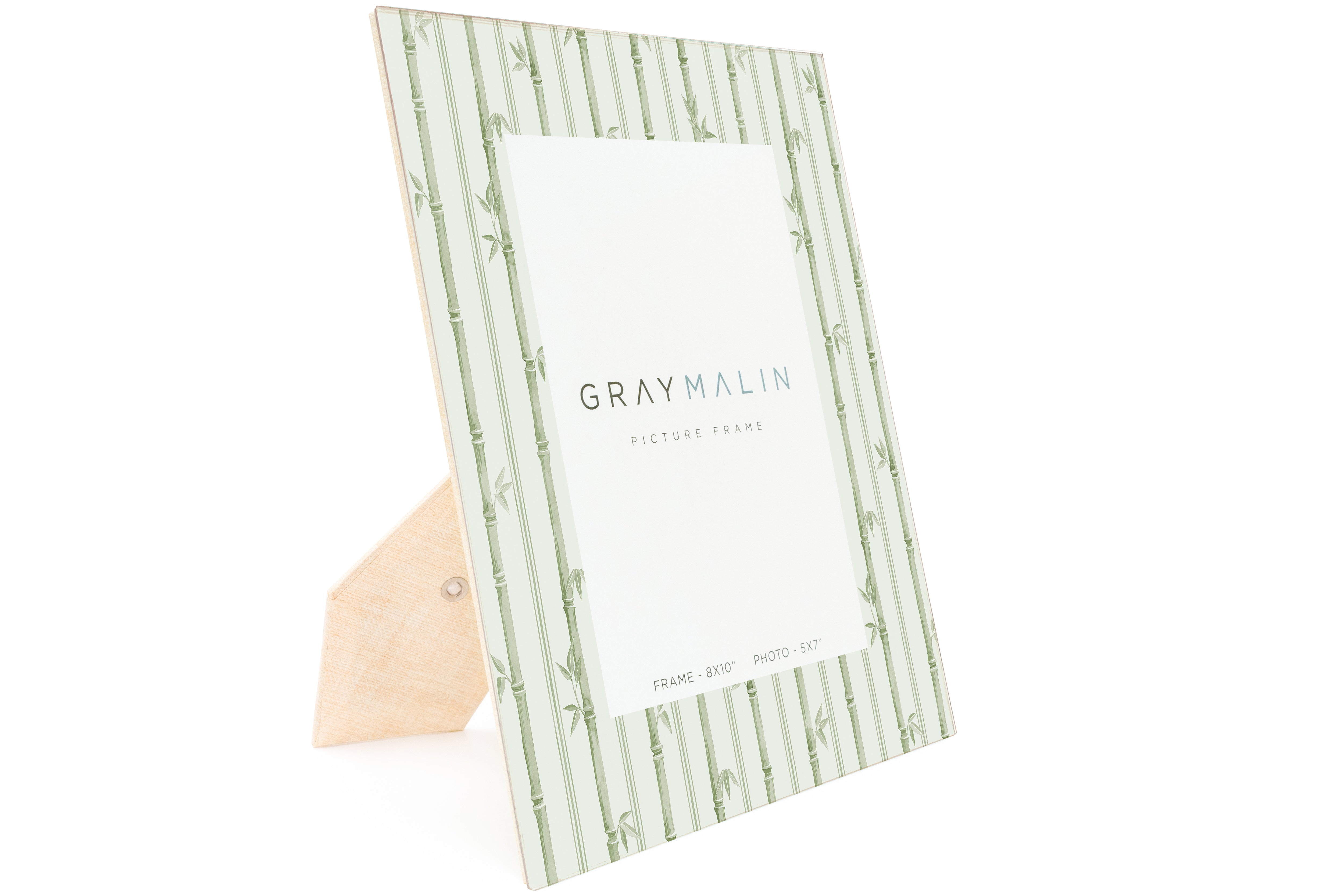 The Veranda Bamboo Vertical Picture Frame - Riviera Green