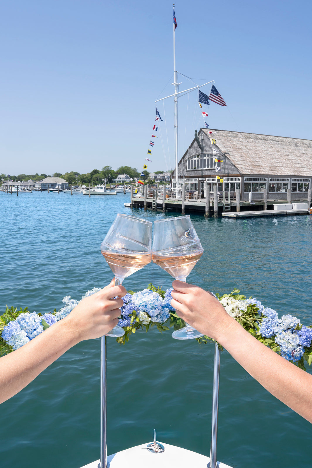 Photography by Gray Malin of Harbor Arrival, Martha’s Vineyard