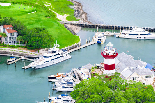 Product image for Harbour Town Lighthouse and Golf Course, Hilton Head, South Carolina