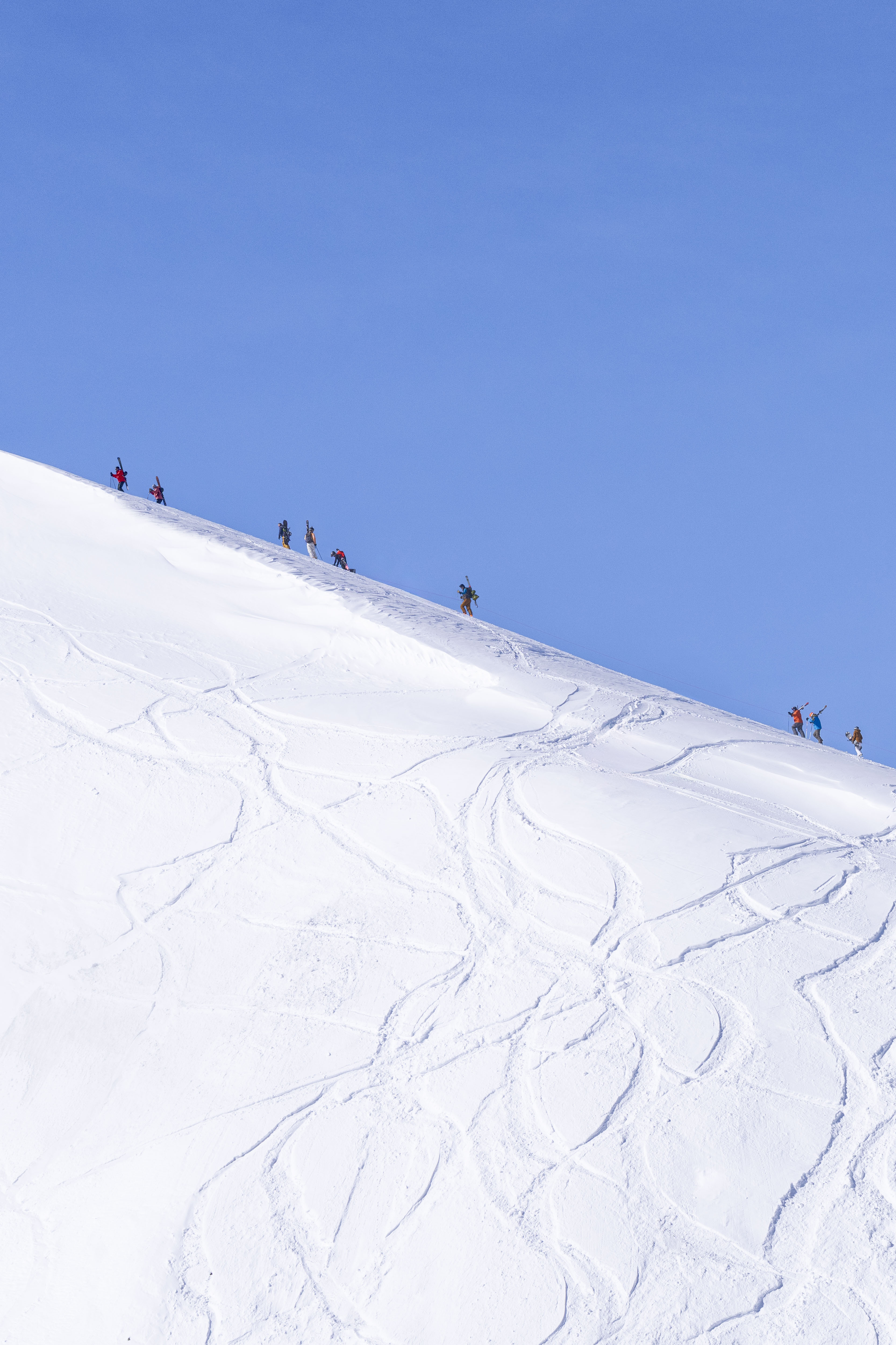 Hiking the Bowl Diptych, Aspen Highlands Bowl