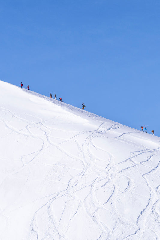 Hiking the Bowl Diptych, Aspen Highlands Bowl