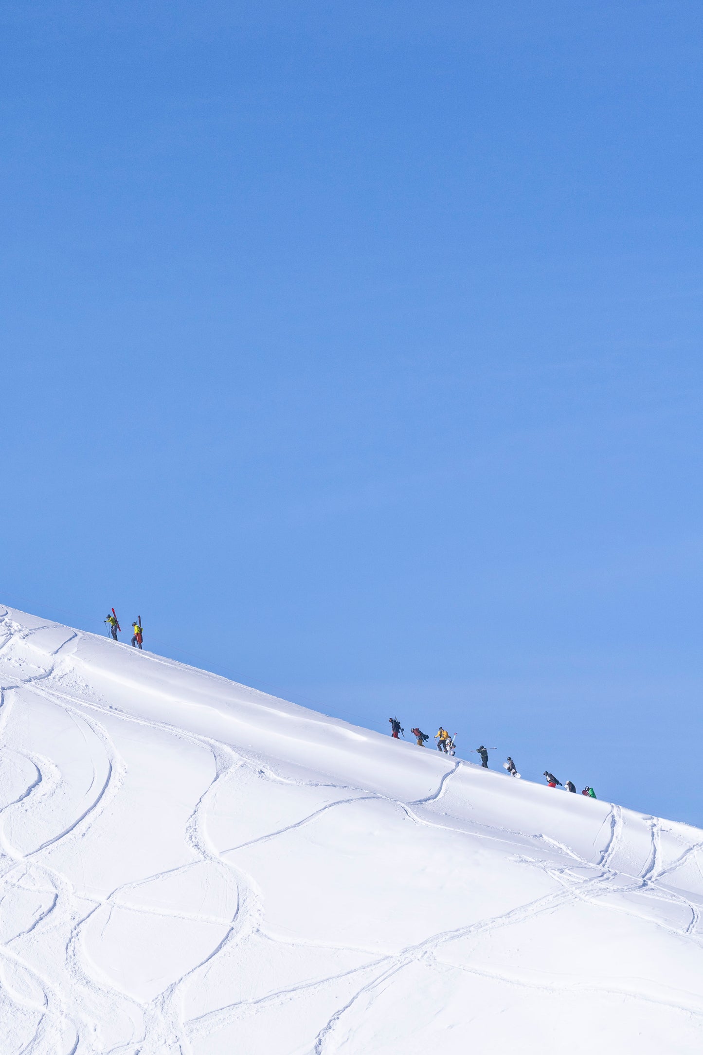 Hiking the Bowl Diptych, Aspen Highlands Bowl