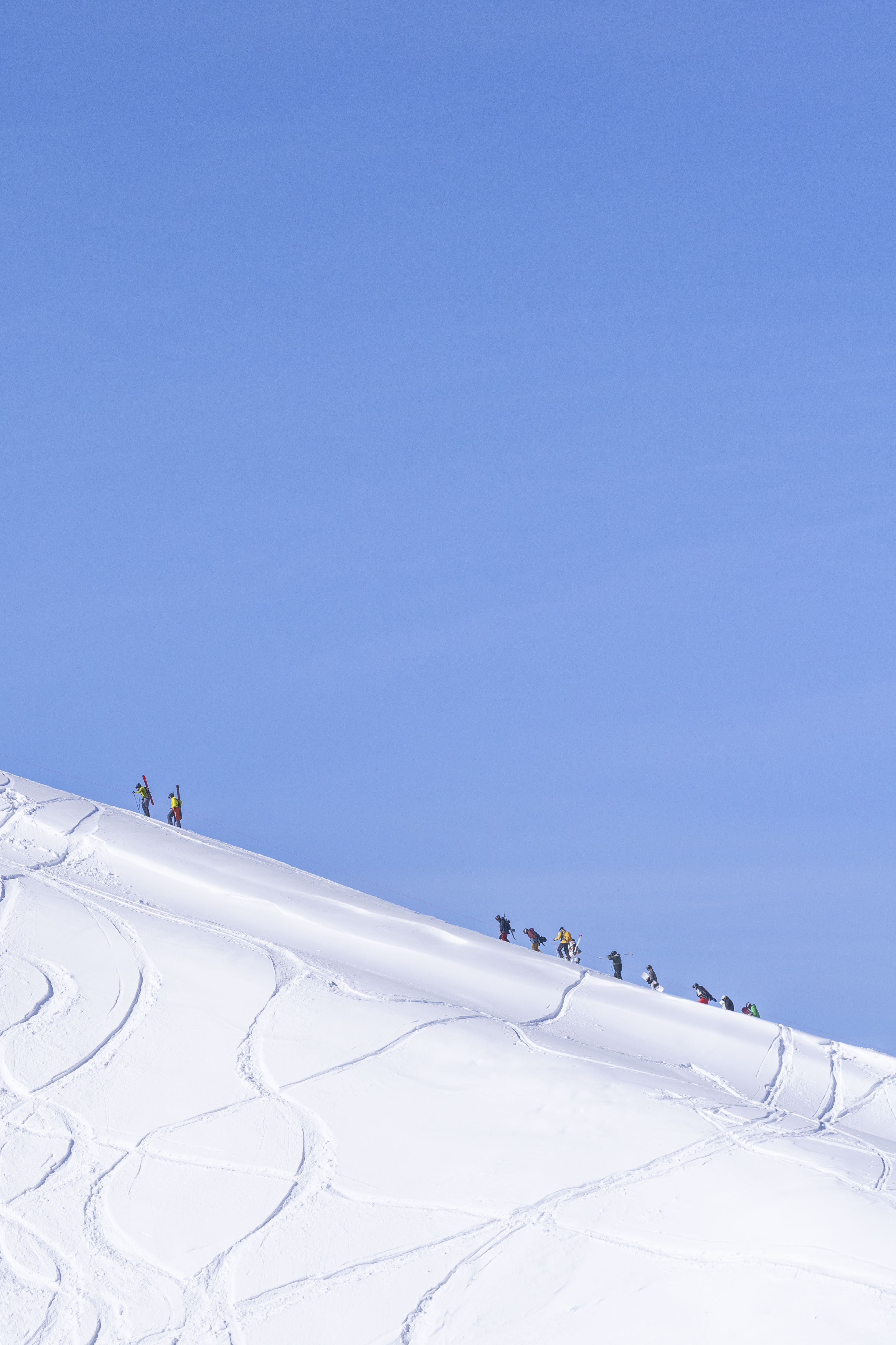 Hiking the Bowl Diptych, Aspen Highlands Bowl