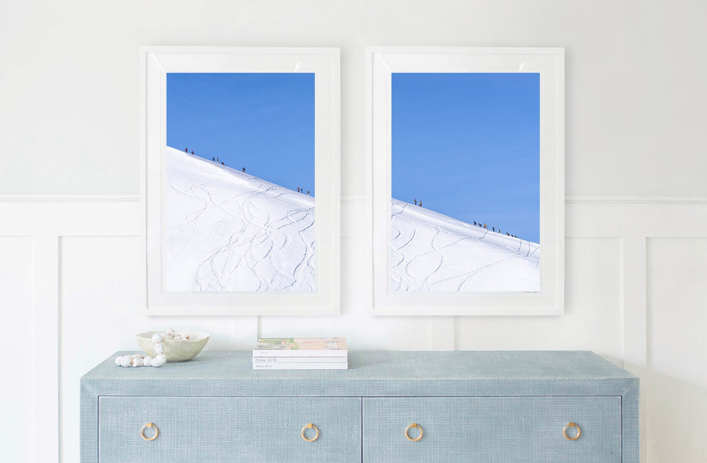Hiking the Bowl Diptych, Aspen Highlands Bowl