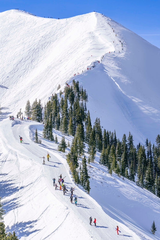 Hiking the Bowl Vertical, Aspen Highlands