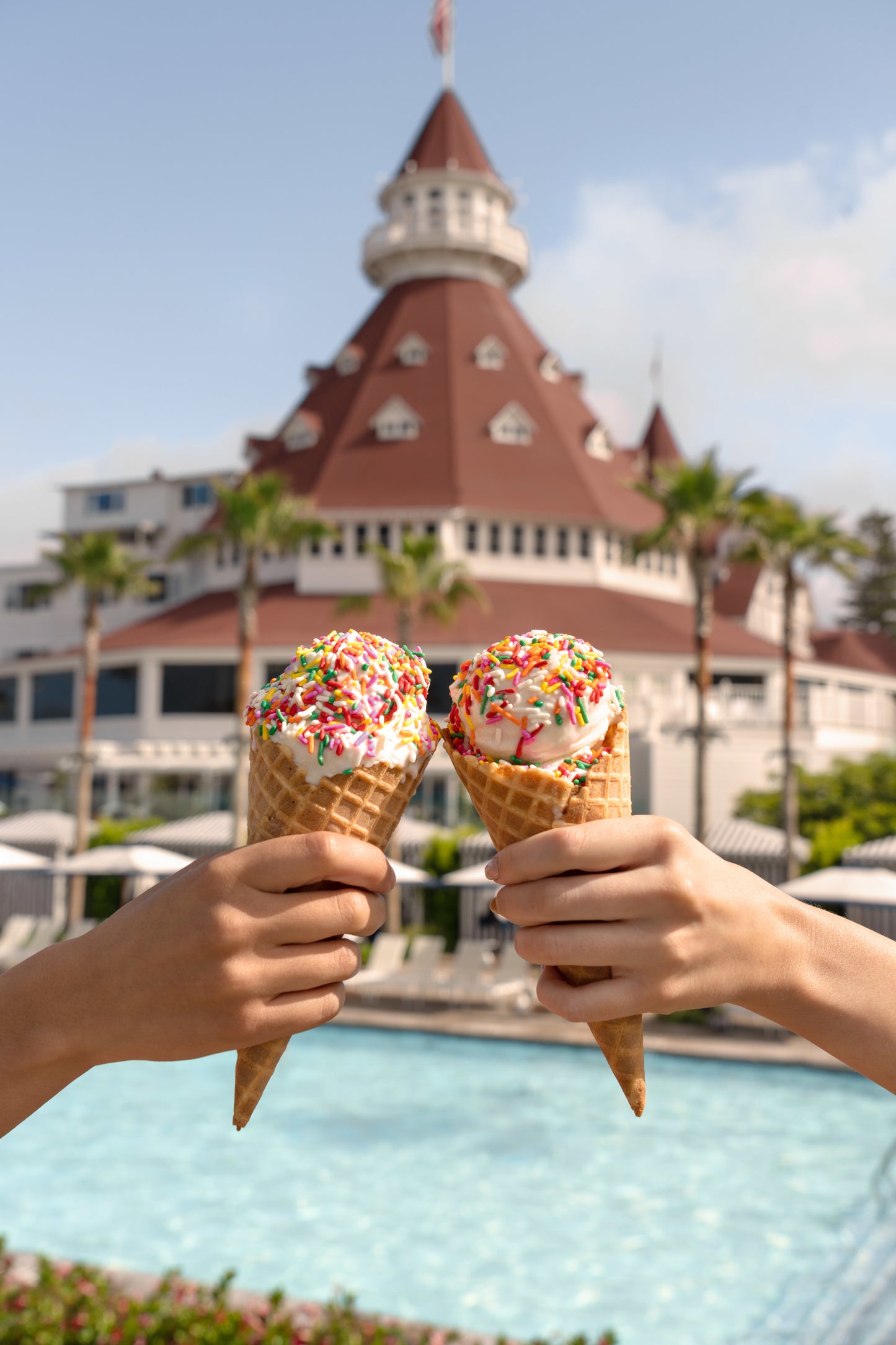 Ice Cream Cheers, Hotel del Coronado