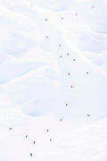 La Plagne Skiers Vertical, French Alps
