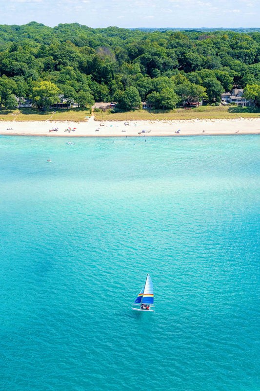 Product image for Lake Michigan Sailboat