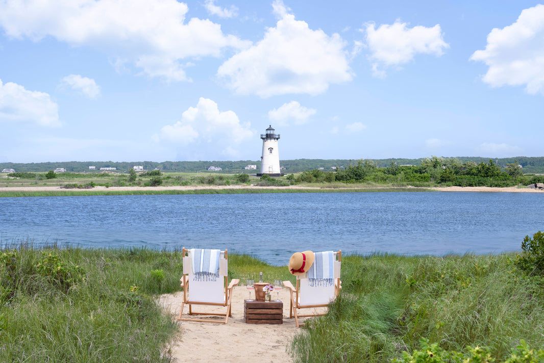 Photography by Gray Malin of Lighthouse Picnic, Martha’s Vineyard
