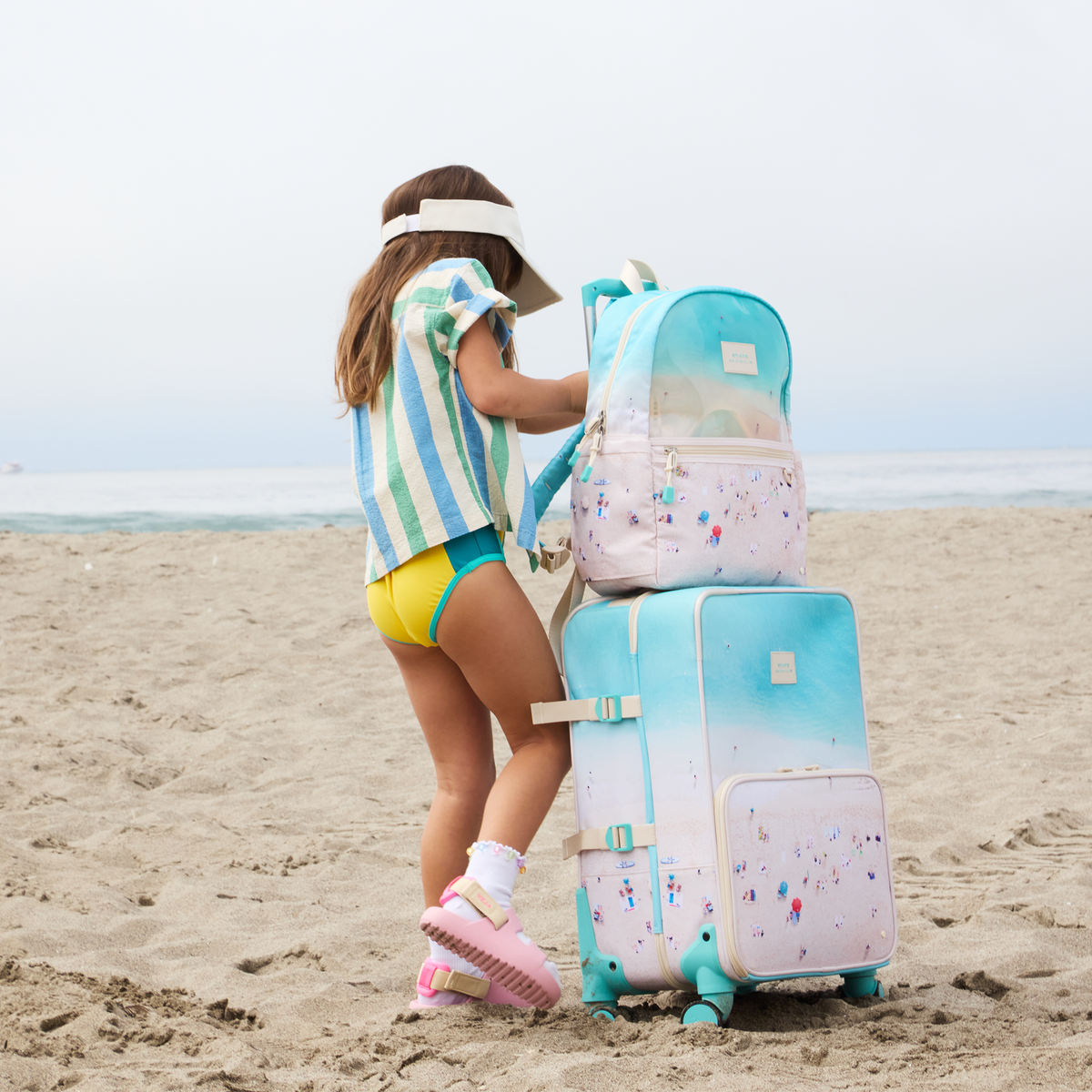 STATE x Gray Malin Logan Carry-On Suitcase