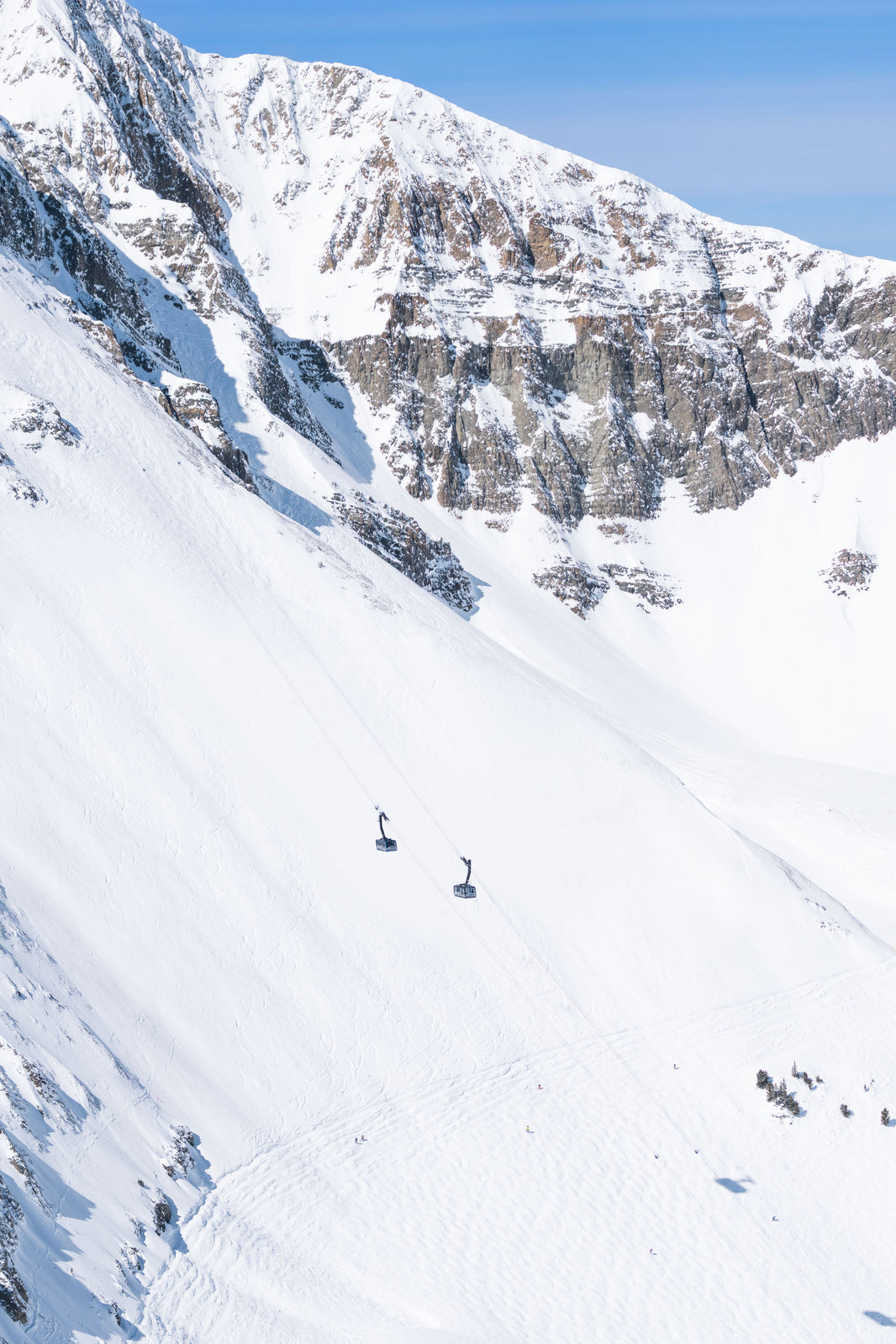 Lone Peak Trams, Big Sky, Montana by Gray Malin