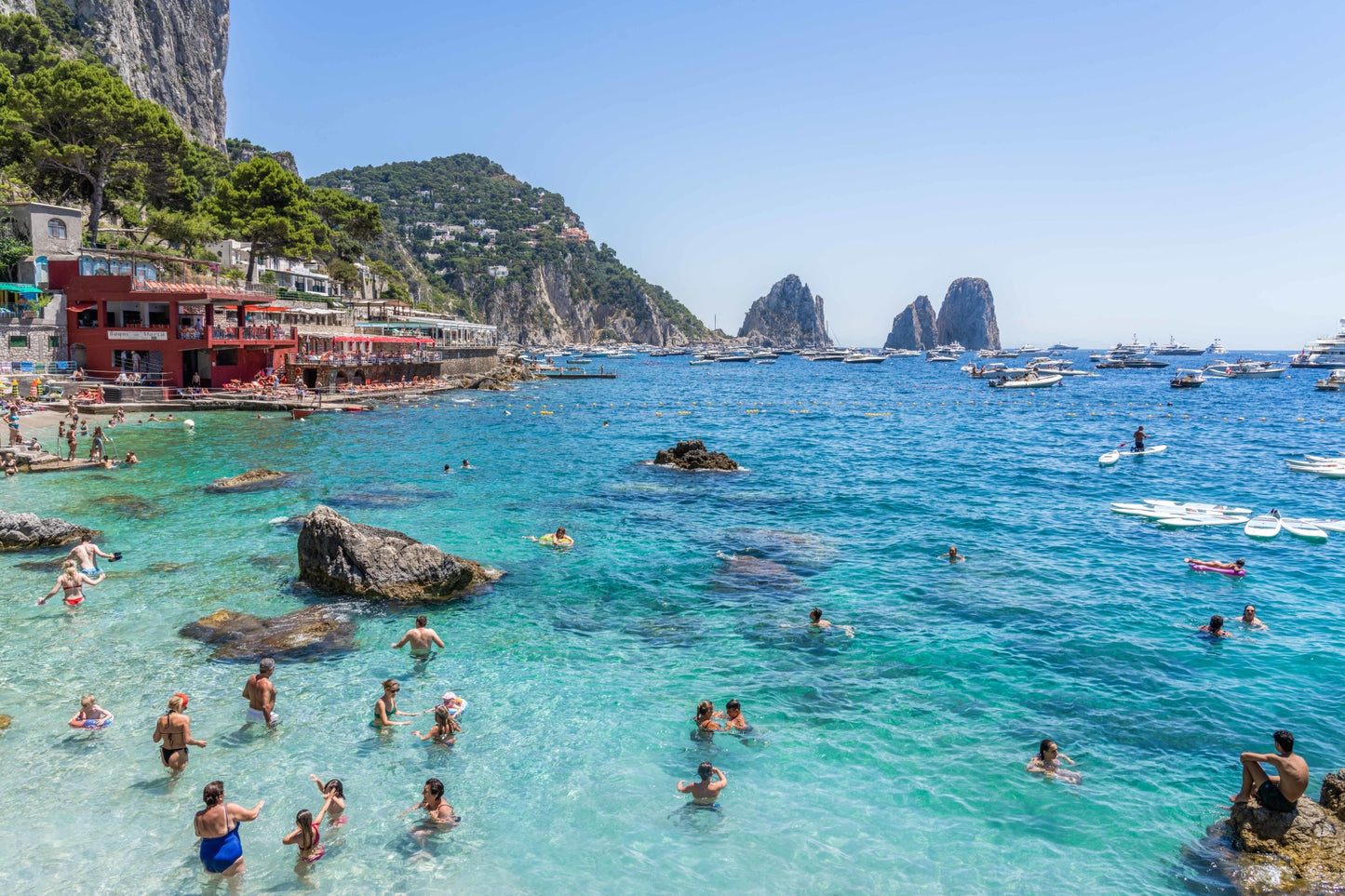 Marina Piccola Swimmers, Capri