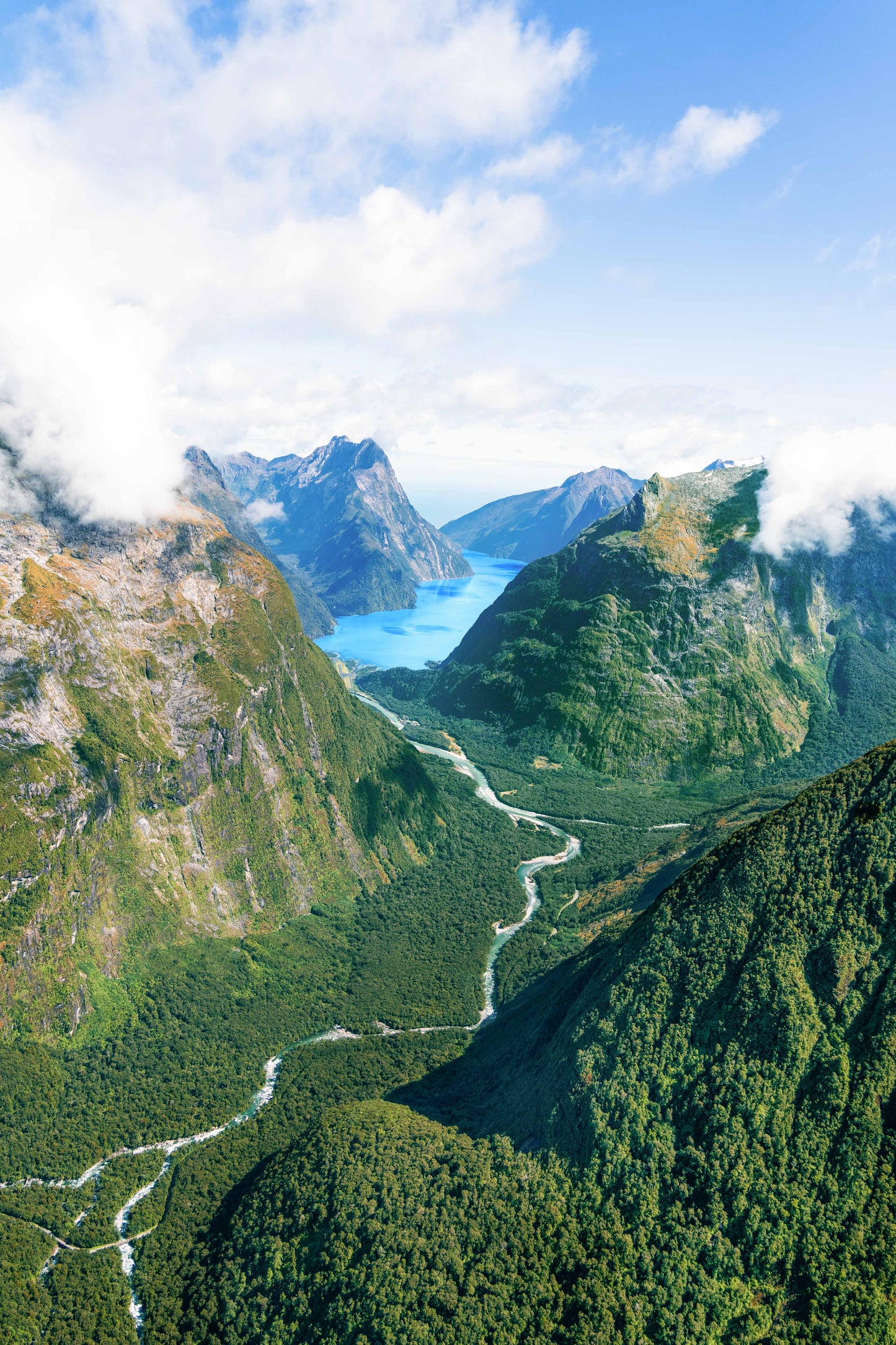 Milford Sound Triptych, New Zealand