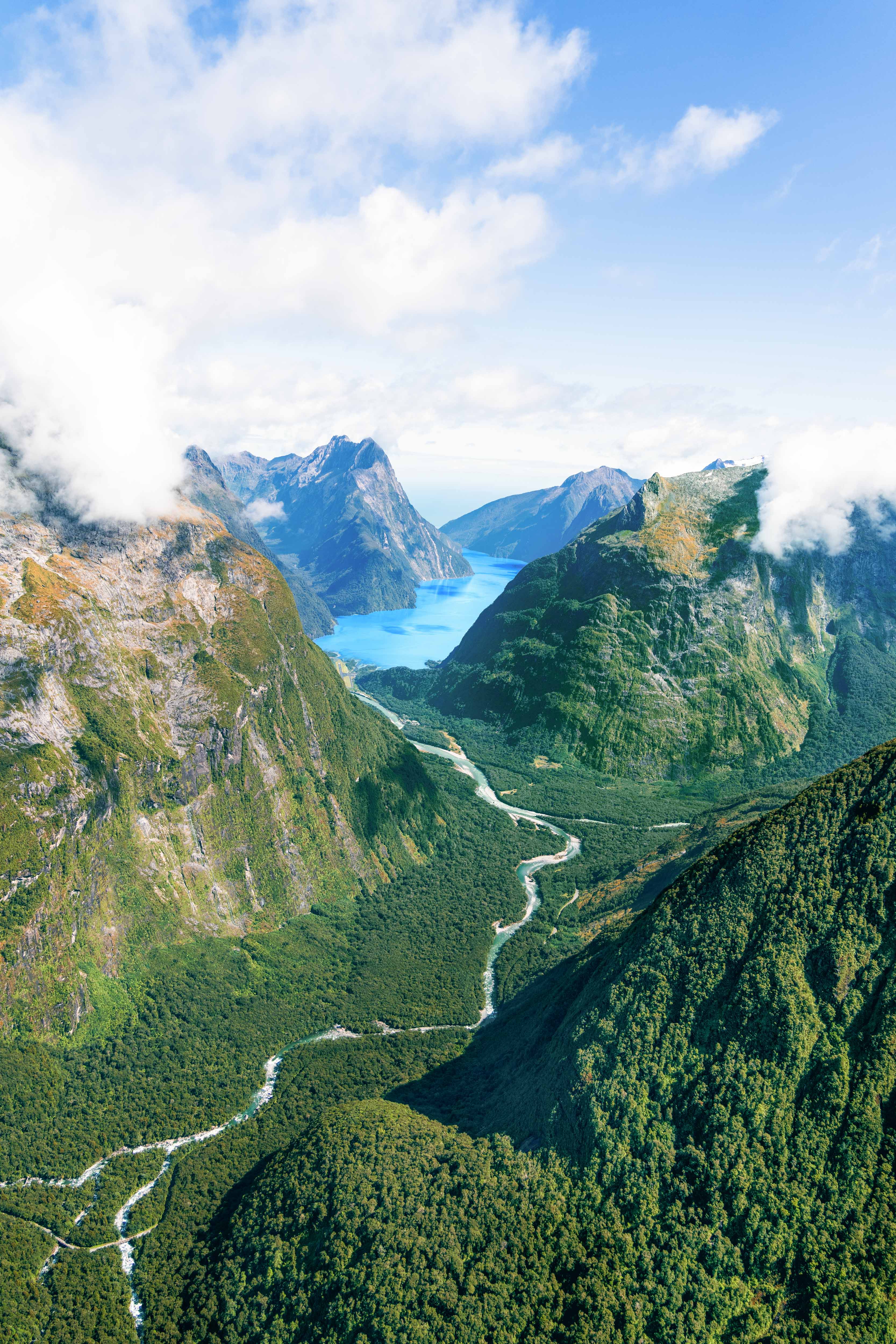 Milford Sound Triptych, New Zealand