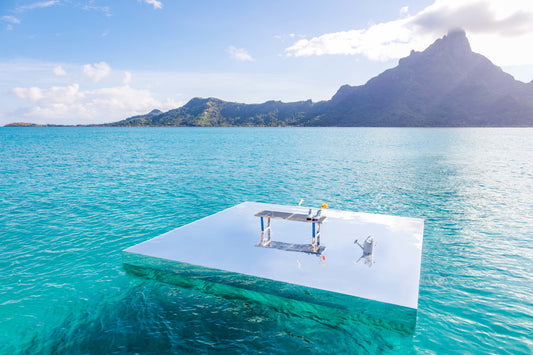 Product image for Nelson Platform Bench, Bora Bora