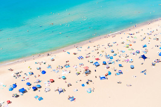 New Buffalo Beach Sunbathers, Michigan