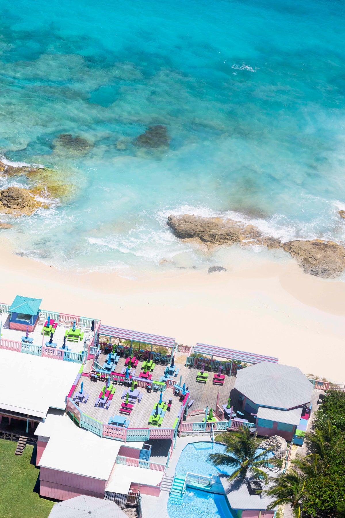 Nippers Beach Bar & Grill, Vertical, Great Guana Cay, Abaco, Bahamas