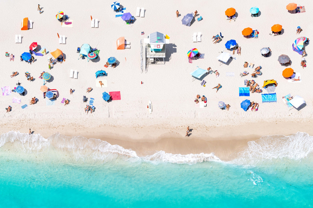 Photography by Gray Malin of Nude Beach Lifeguard Tower, Haulover, Florida