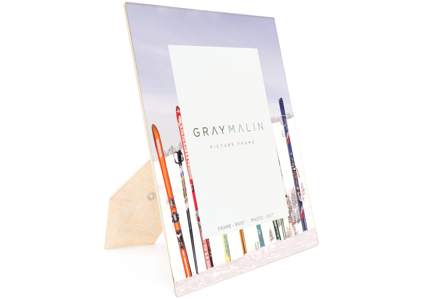 The Retro Skis Vertical Picture Frame