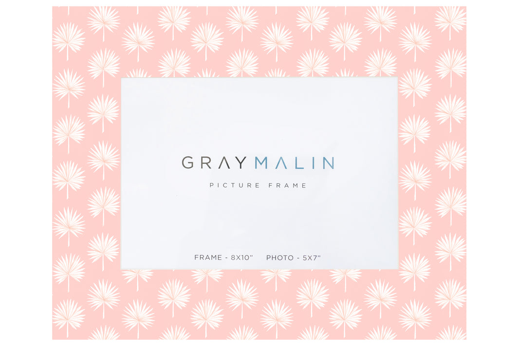The Isla Palm Horizontal Picture Frame - Coral Pink by Gray Malin