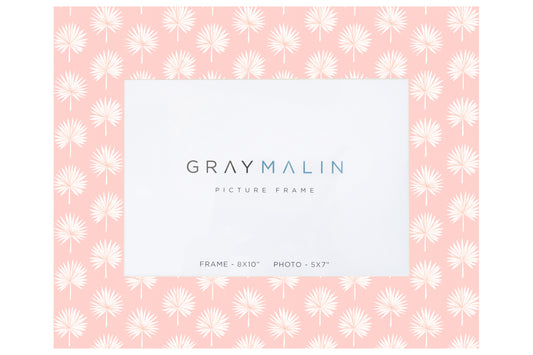 The Isla Palm Horizontal Picture Frame - Coral Pink